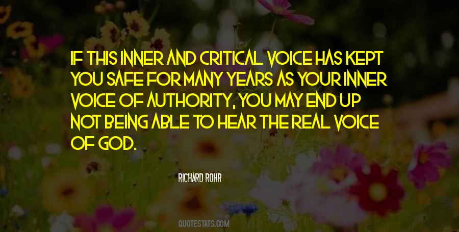 Quotes About Hearing God's Voice #945561