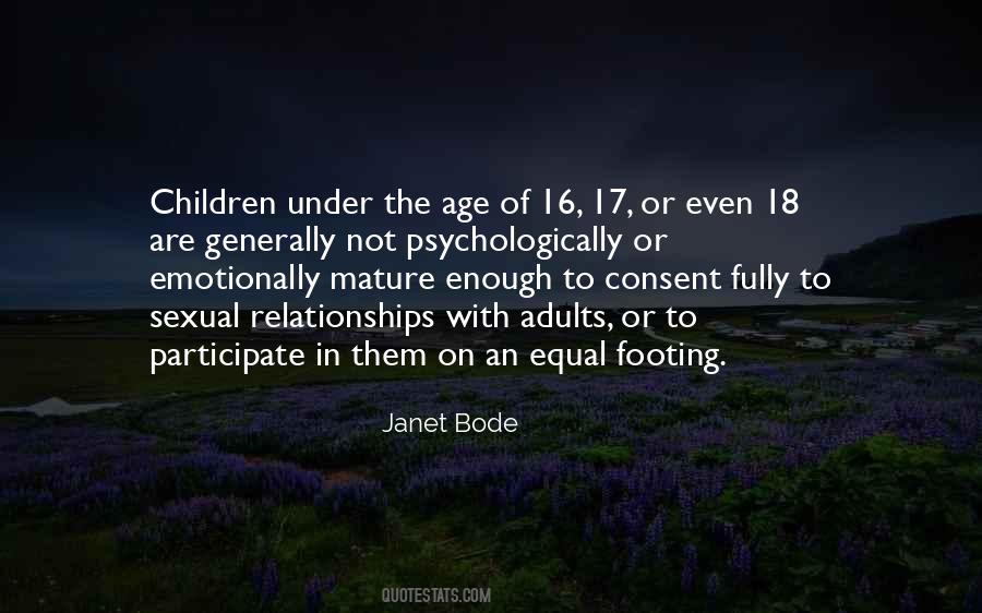 Quotes About Age Of Consent #992962