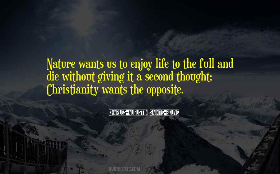 Enjoy Nature Sayings #1080869