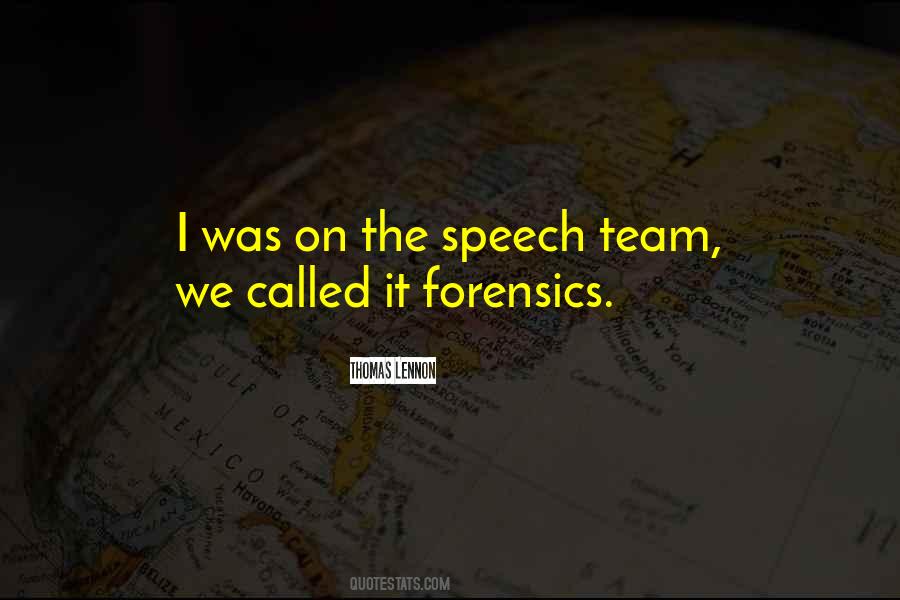 Quotes About Forensics #178706