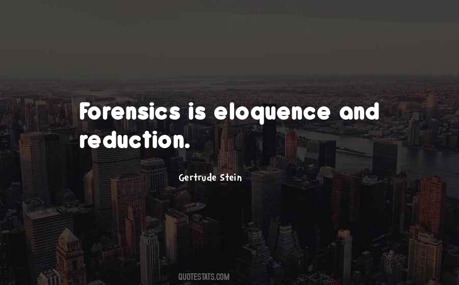 Quotes About Forensics #657039