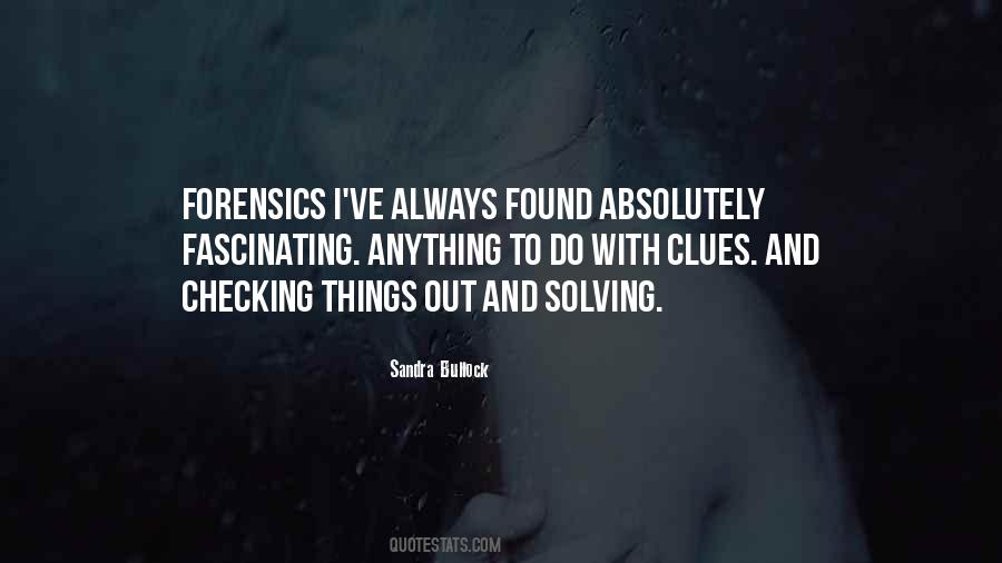 Quotes About Forensics #833873