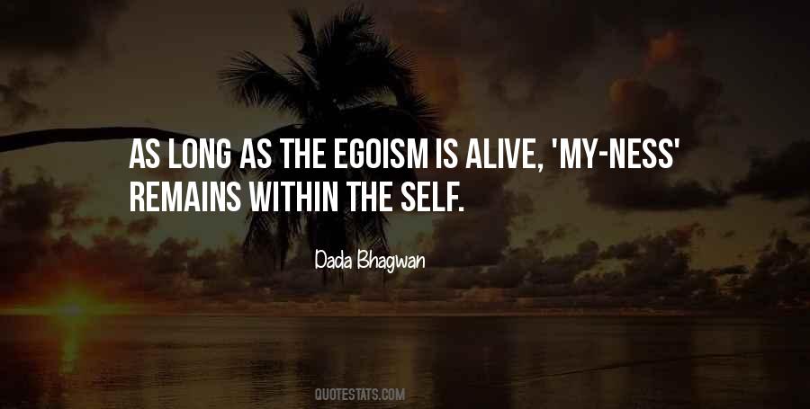 Self Ego Sayings #15298