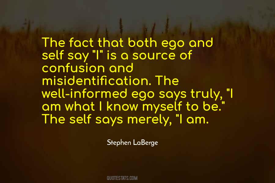 Self Ego Sayings #165659