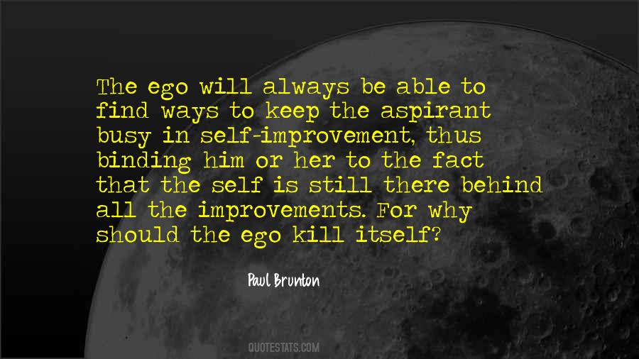 Self Ego Sayings #220465