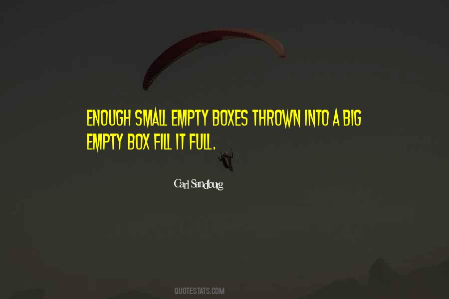 Empty Box Sayings #1684458