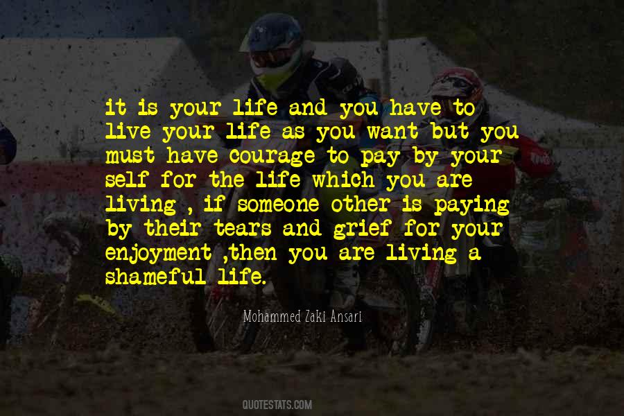 Life Enjoyment Sayings #545944