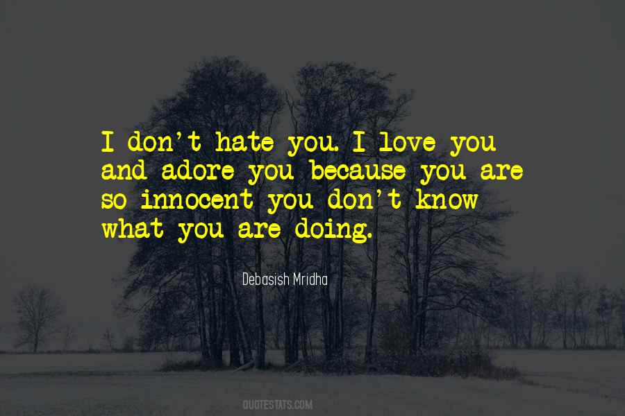 Innocent Love Quotes Sayings #609637
