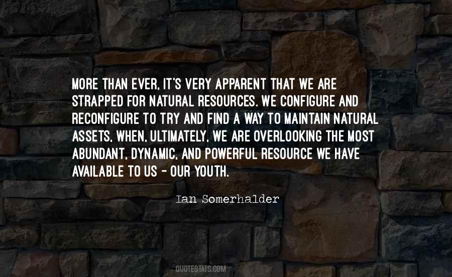 Quotes About Resources #1766070