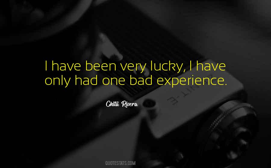 Bad Experience Sayings #1657249