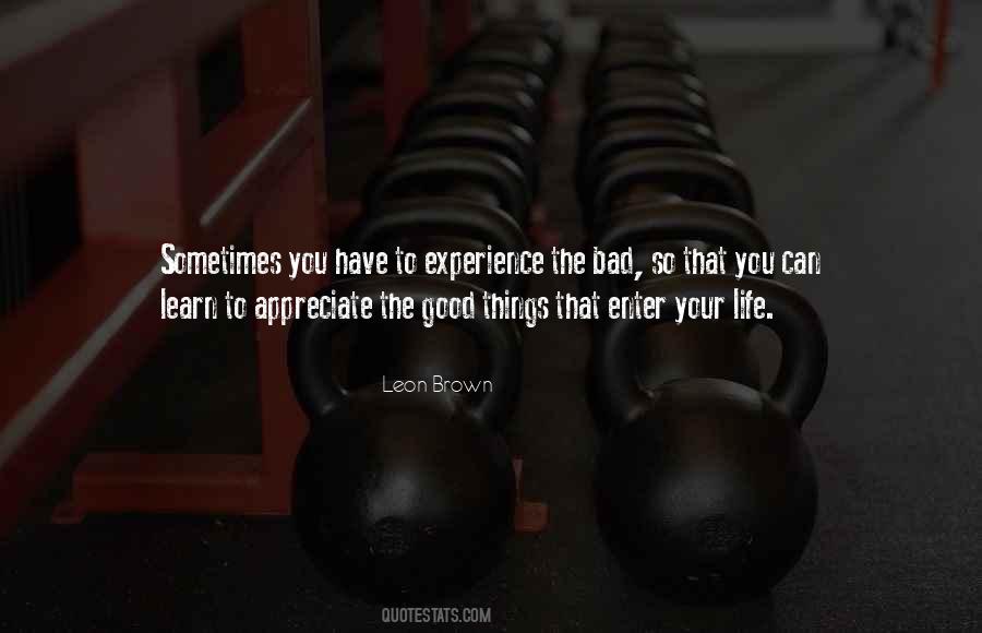 Bad Experience Sayings #353374