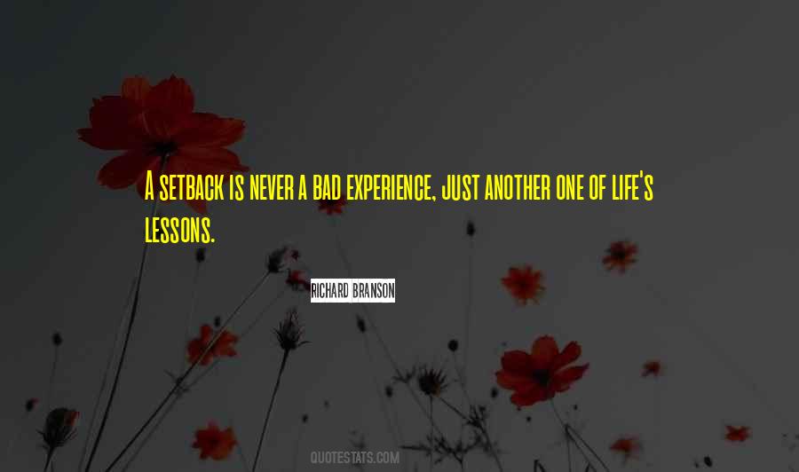 Bad Experience Sayings #367701