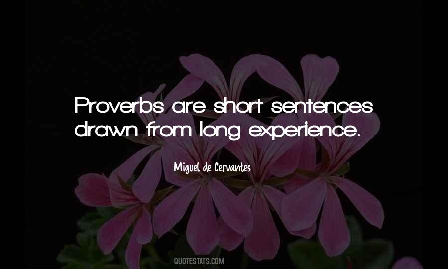 Experience Proverbs Sayings #308139