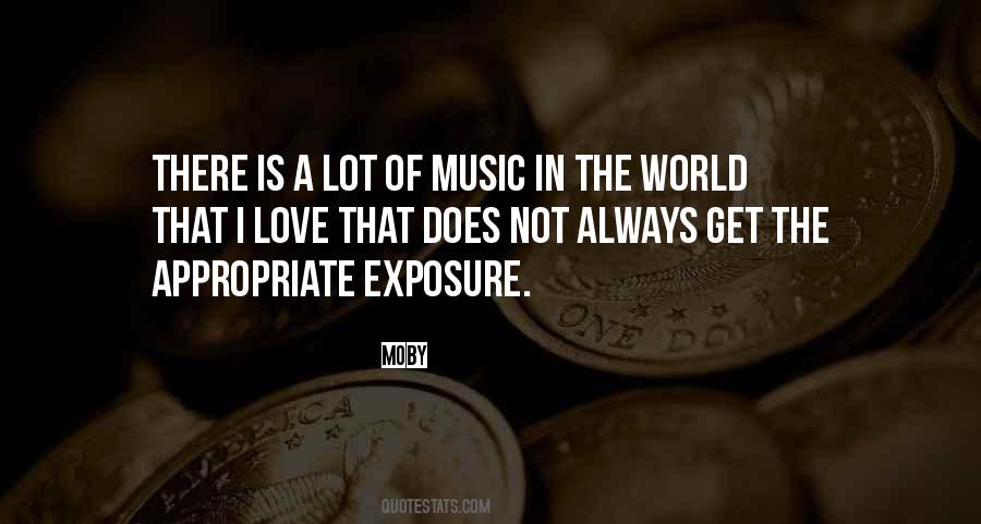 Quotes About The Love Of Music #113930