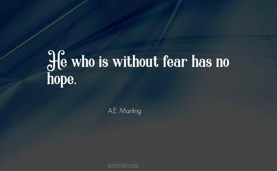 Without Fear Sayings #1179939