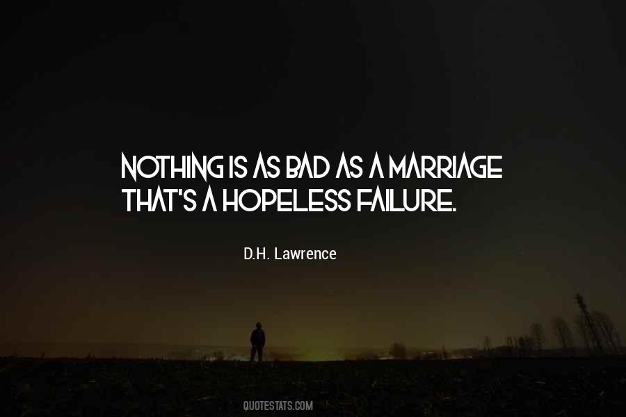 Marriage Failure Sayings #1442556
