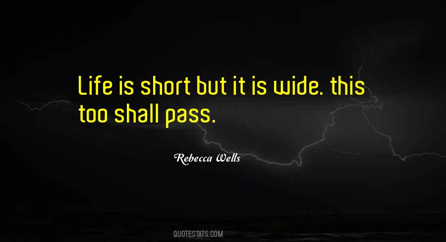 Quotes About This Too Shall Pass #24461