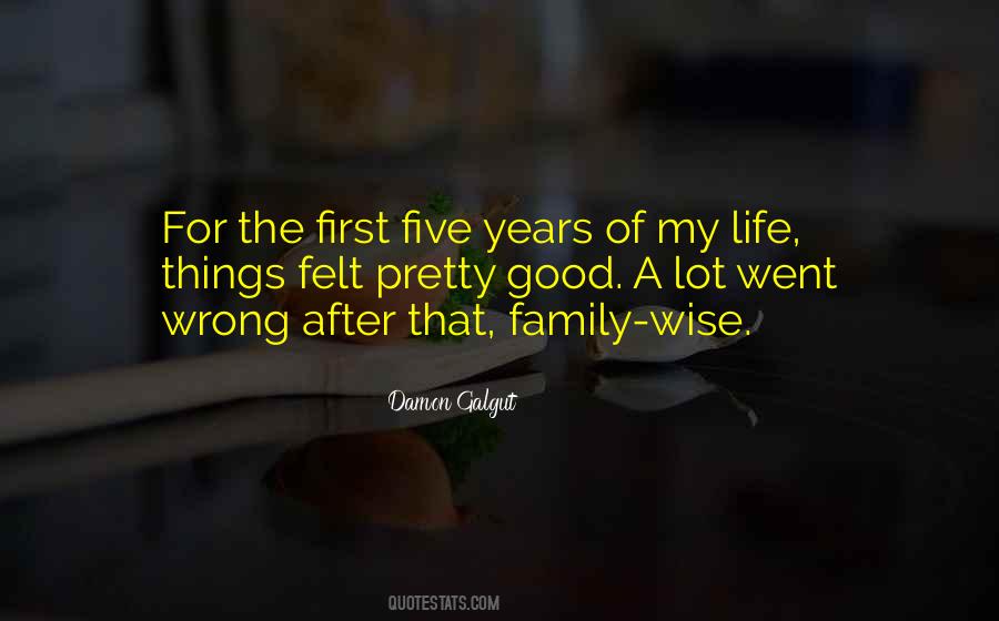 Family Of Five Sayings #899884