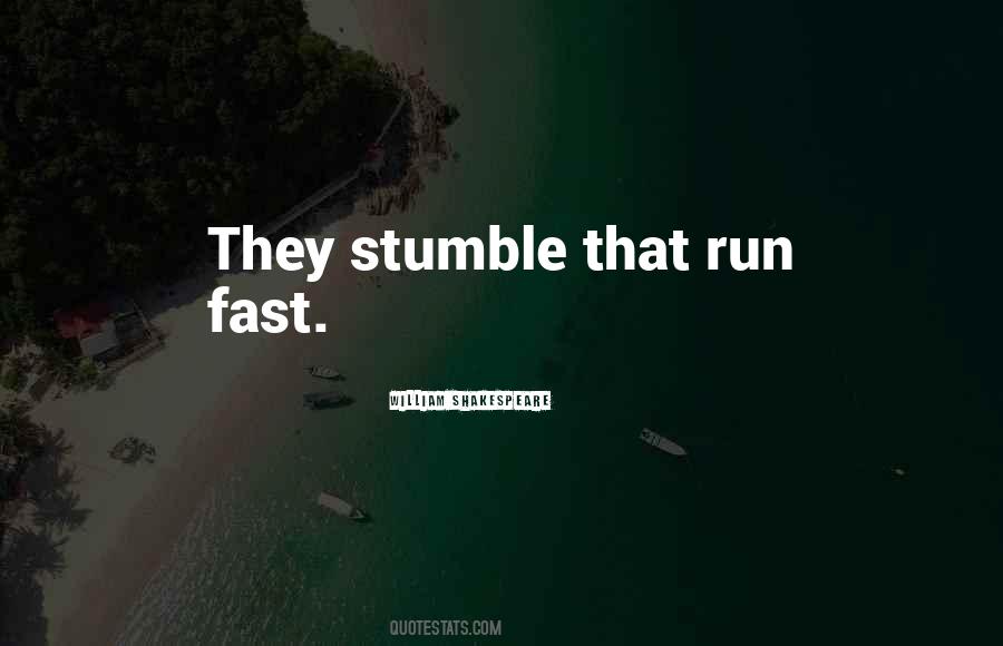 Run Fast Sayings #290914