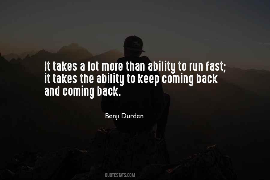 Run Fast Sayings #942220