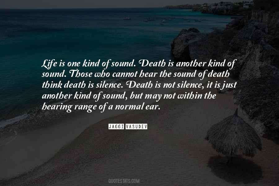Quotes About Silence And Death #1031196