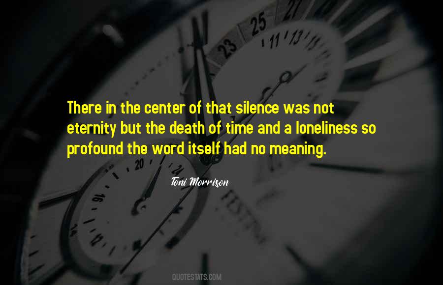 Quotes About Silence And Death #1467771