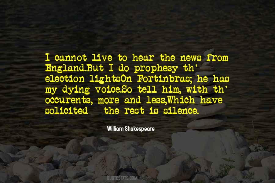 Quotes About Silence And Death #1516009