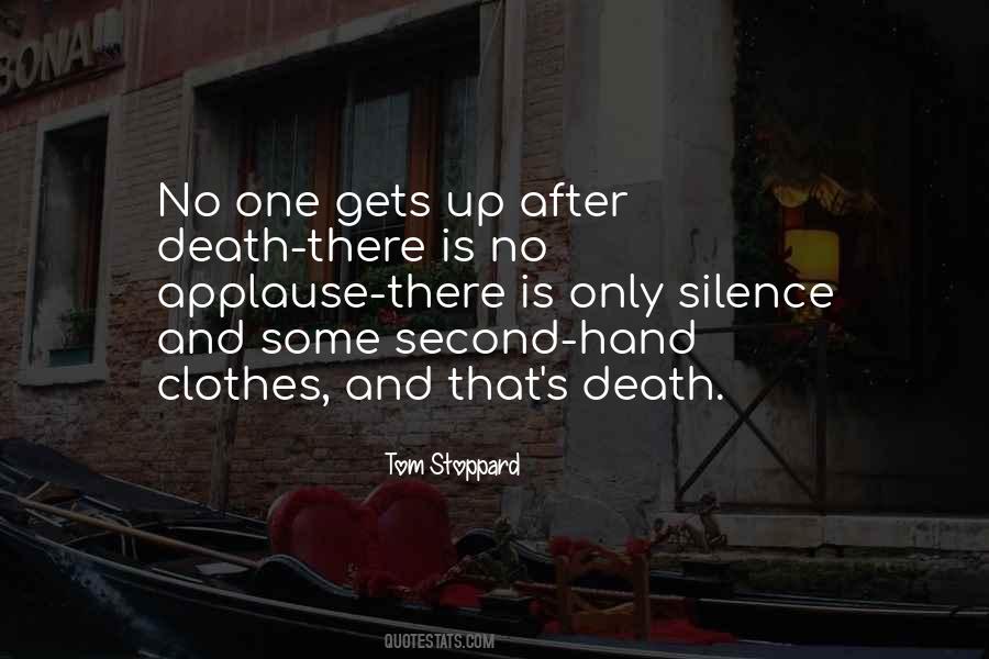 Quotes About Silence And Death #718690