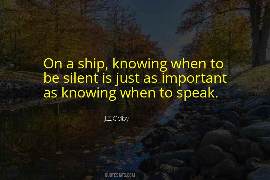Quotes About Silence And Communication #1232326