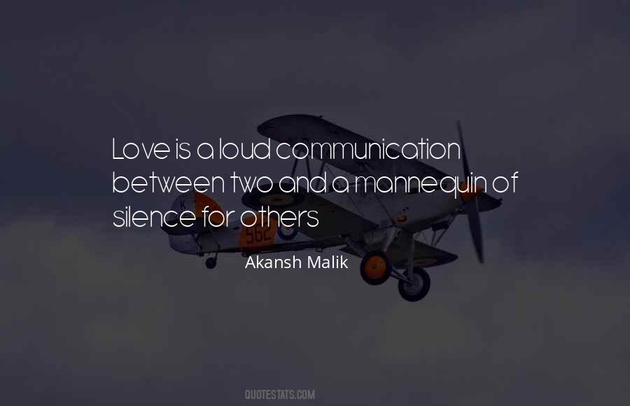 Quotes About Silence And Communication #1271315