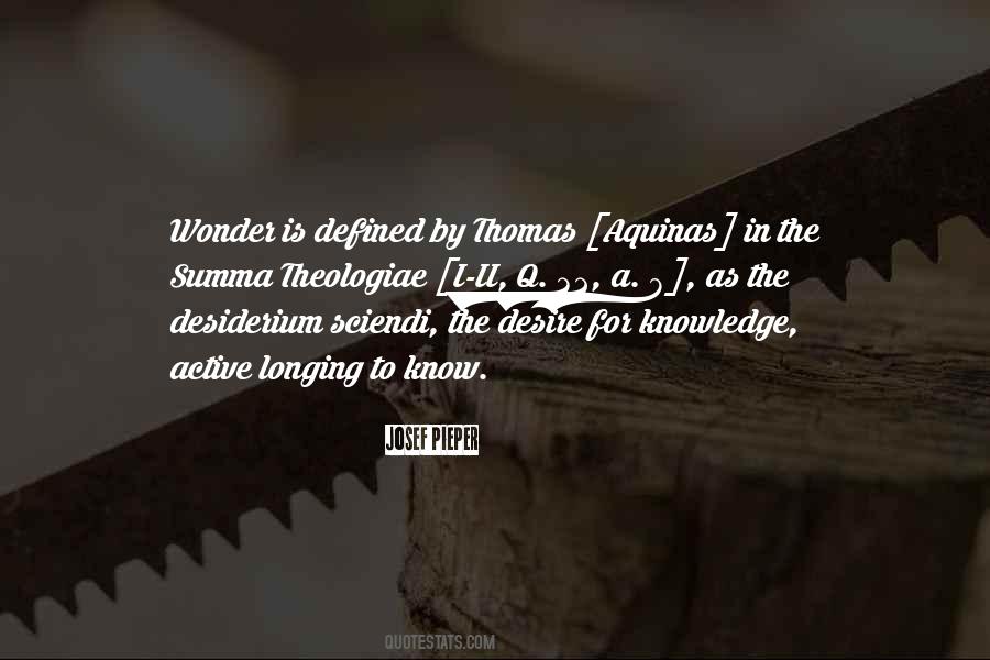 Quotes About Aquinas #395512