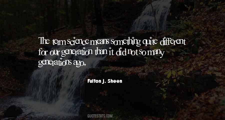 Fulton J Sheen Sayings #463215