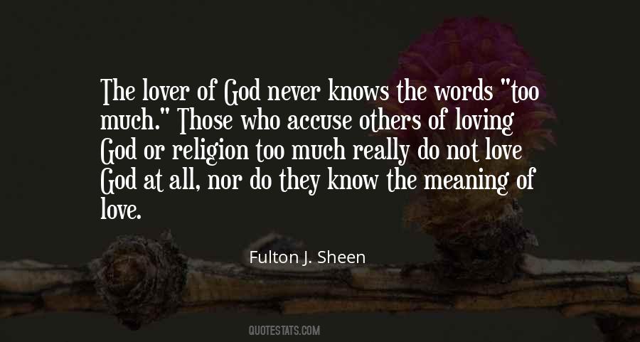 Fulton J Sheen Sayings #553235