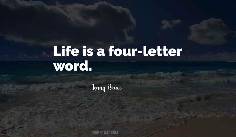 Four Letter Sayings #70977