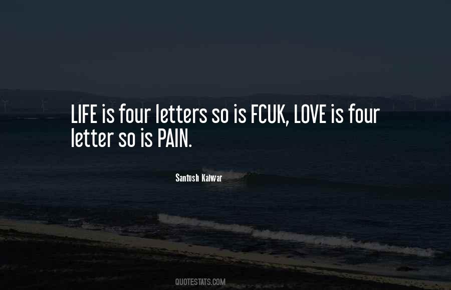 Four Letter Sayings #799021