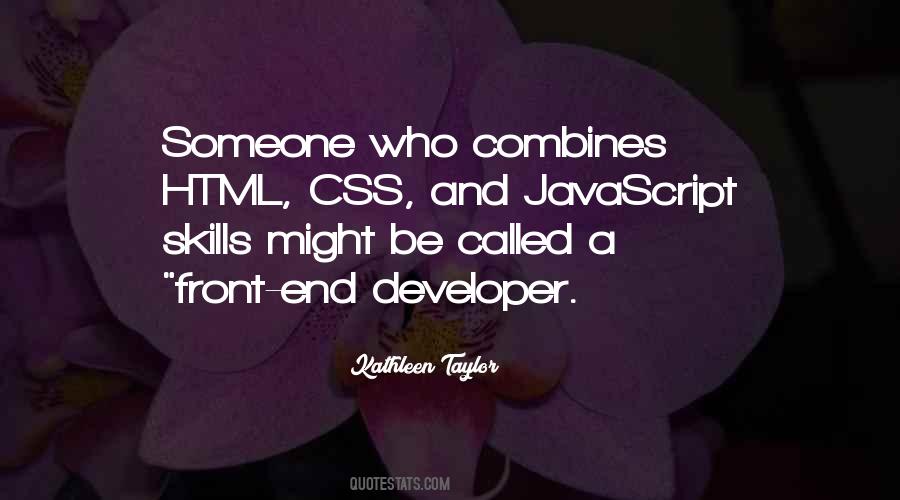 Front End Sayings #924340