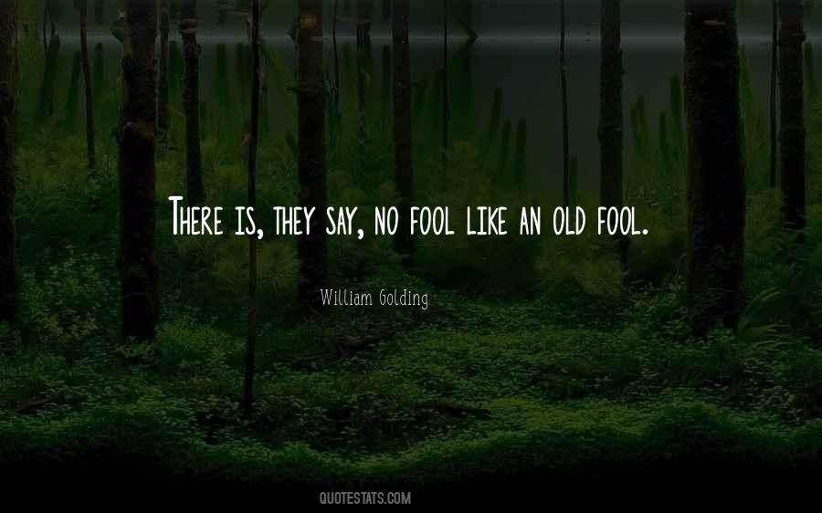 Old Fool Sayings #34716