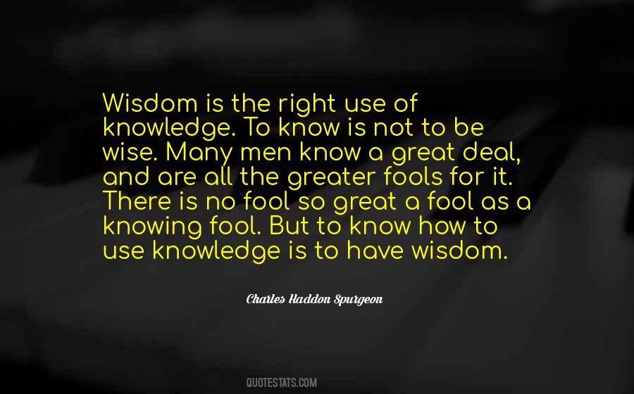 Not A Fool Sayings #171403