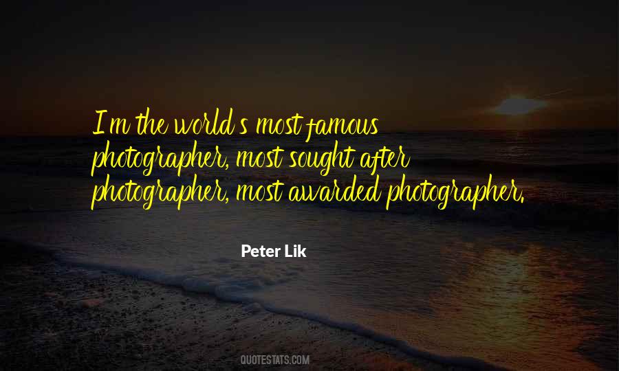 Famous Photographer Sayings #252836