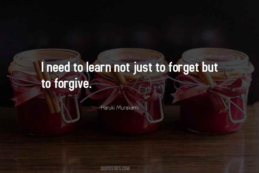 Learn To Forgive Sayings #1117830