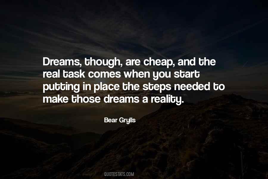 Quotes About Dreams And Reality #114417