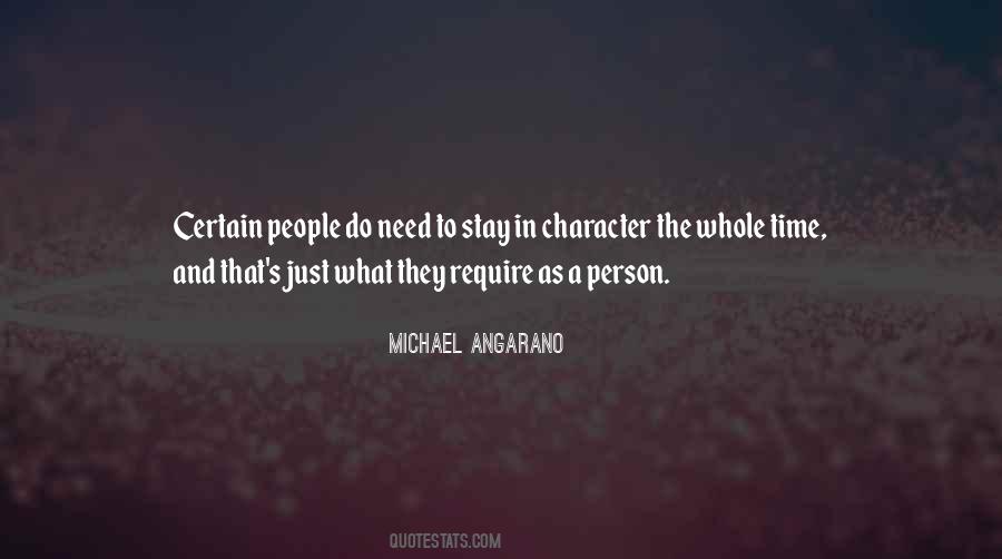 Quotes About People's Character #85413