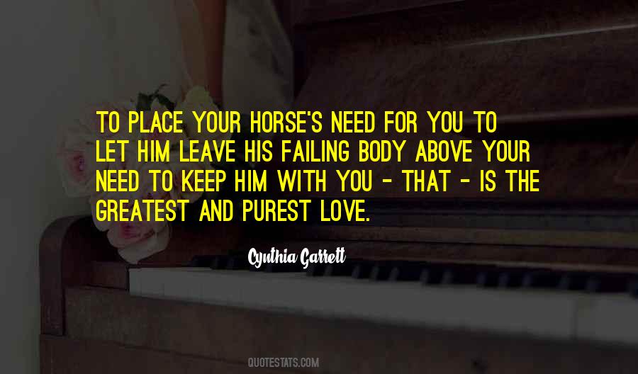 Quotes About You And Your Horse #1161235
