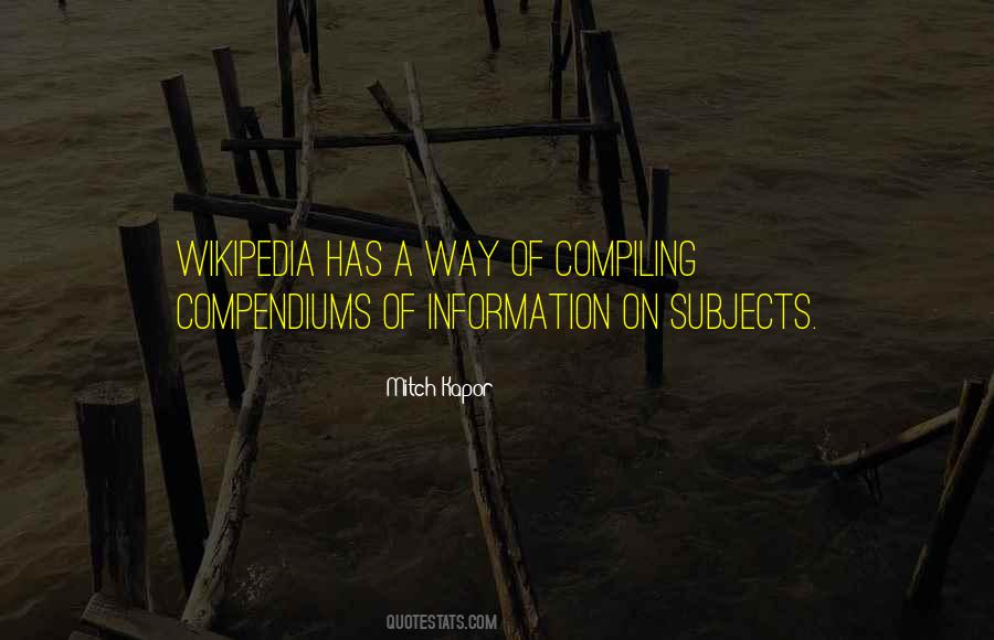 Quotes About Wikipedia #774666