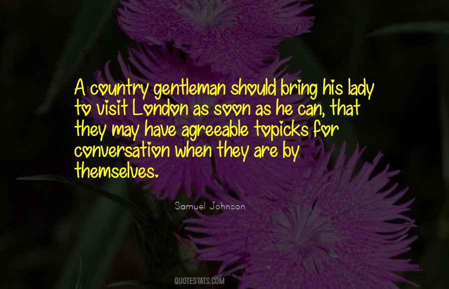 Country Gentleman Sayings #337756