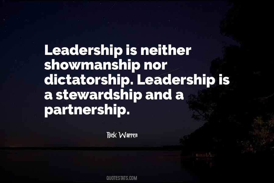 Quotes About Partnership #340674