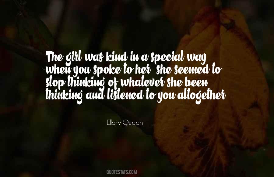Quotes About That One Special Girl #898297