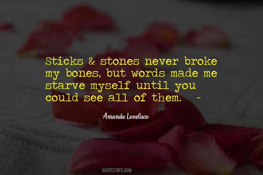 Quotes About Stones #1745587