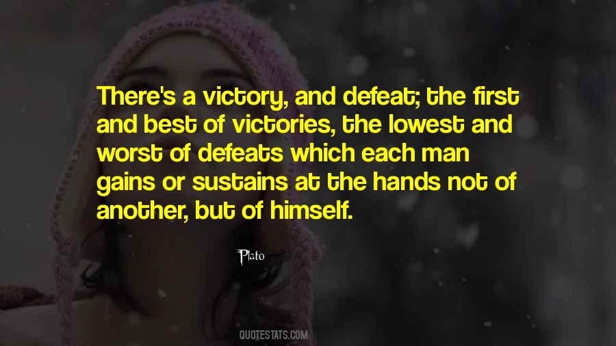 Quotes About Victories And Defeats #1060496