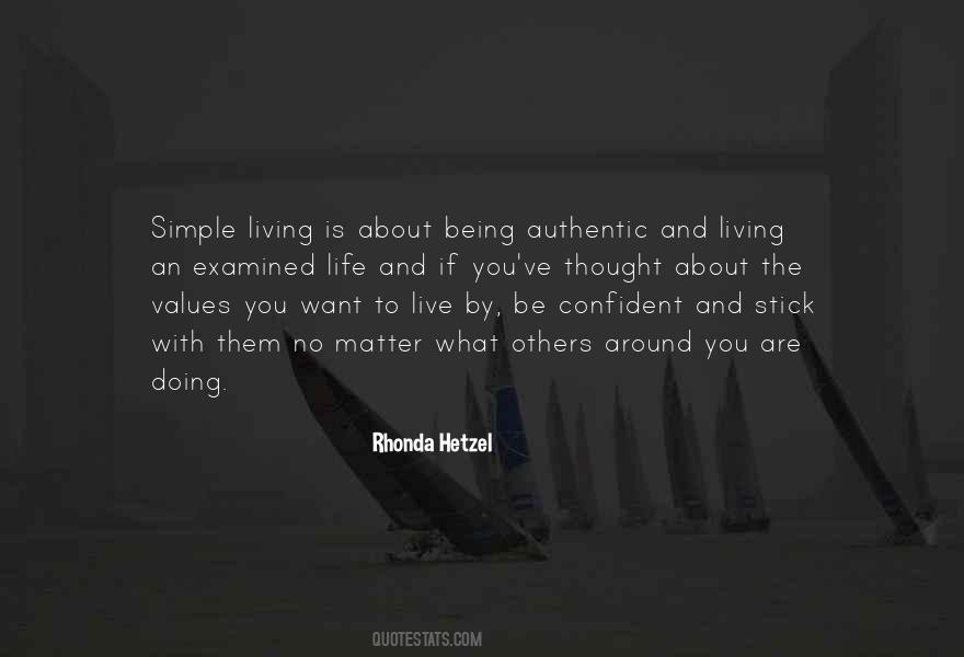 Quotes About Simple Living #1677129